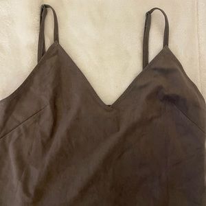 Aritzia Mini Suede Dress